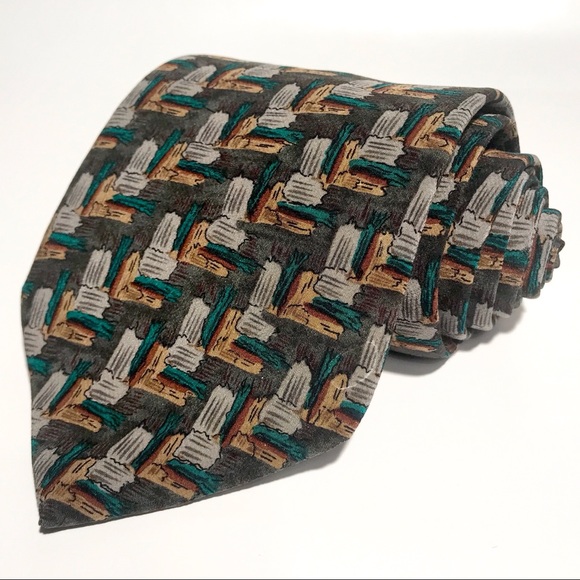 Jerry Garcia Silk Tie tree trunk collection seven - Picture 1 of 7